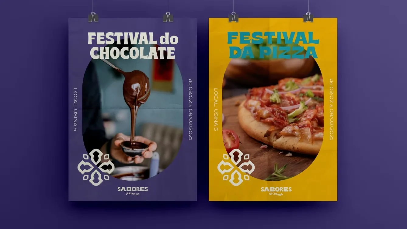 Sabores de Curitiba, Gastronomia · Identidade Visual (2 de 16)
