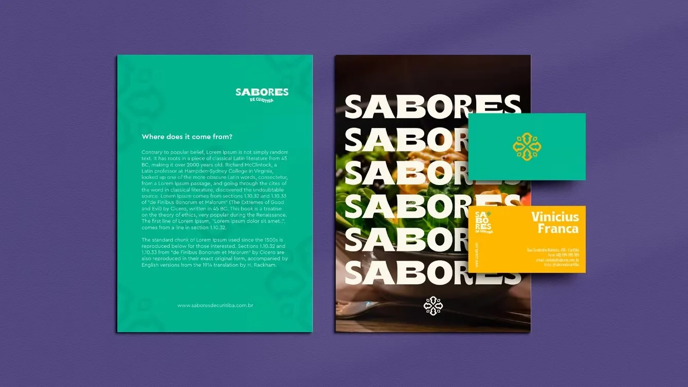 Sabores de Curitiba, Gastronomia · Identidade Visual (9 de 16)